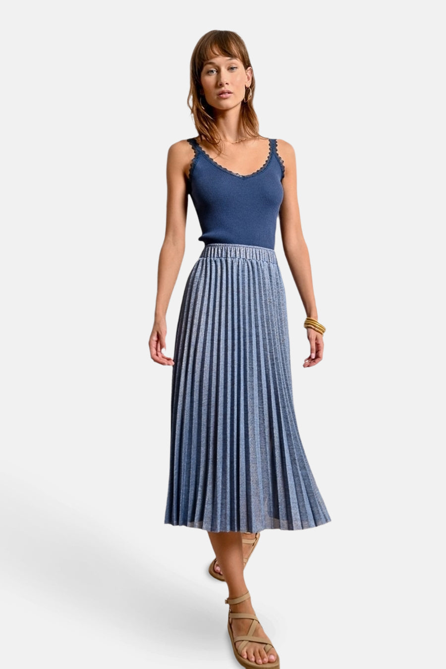 Rok 3/4 Blauw - Molly Bracken