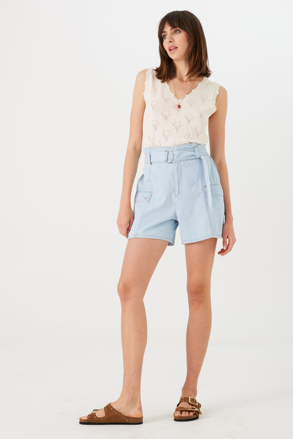 Bermuda LIGHT BLUE DENIM - GARCIA