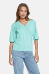 Pull col rond Vert - PEPPERCORN