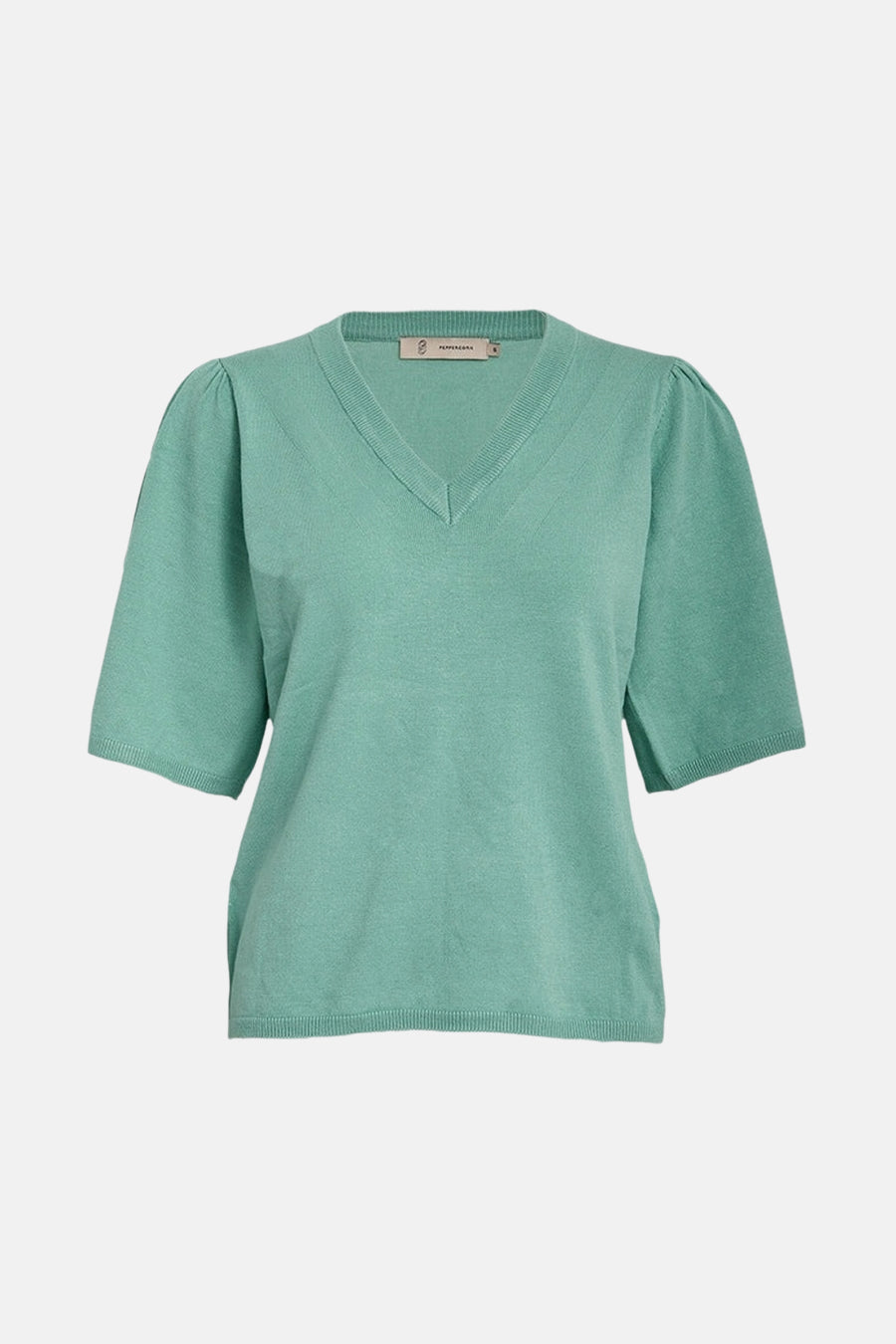 Pull col rond Vert - PEPPERCORN