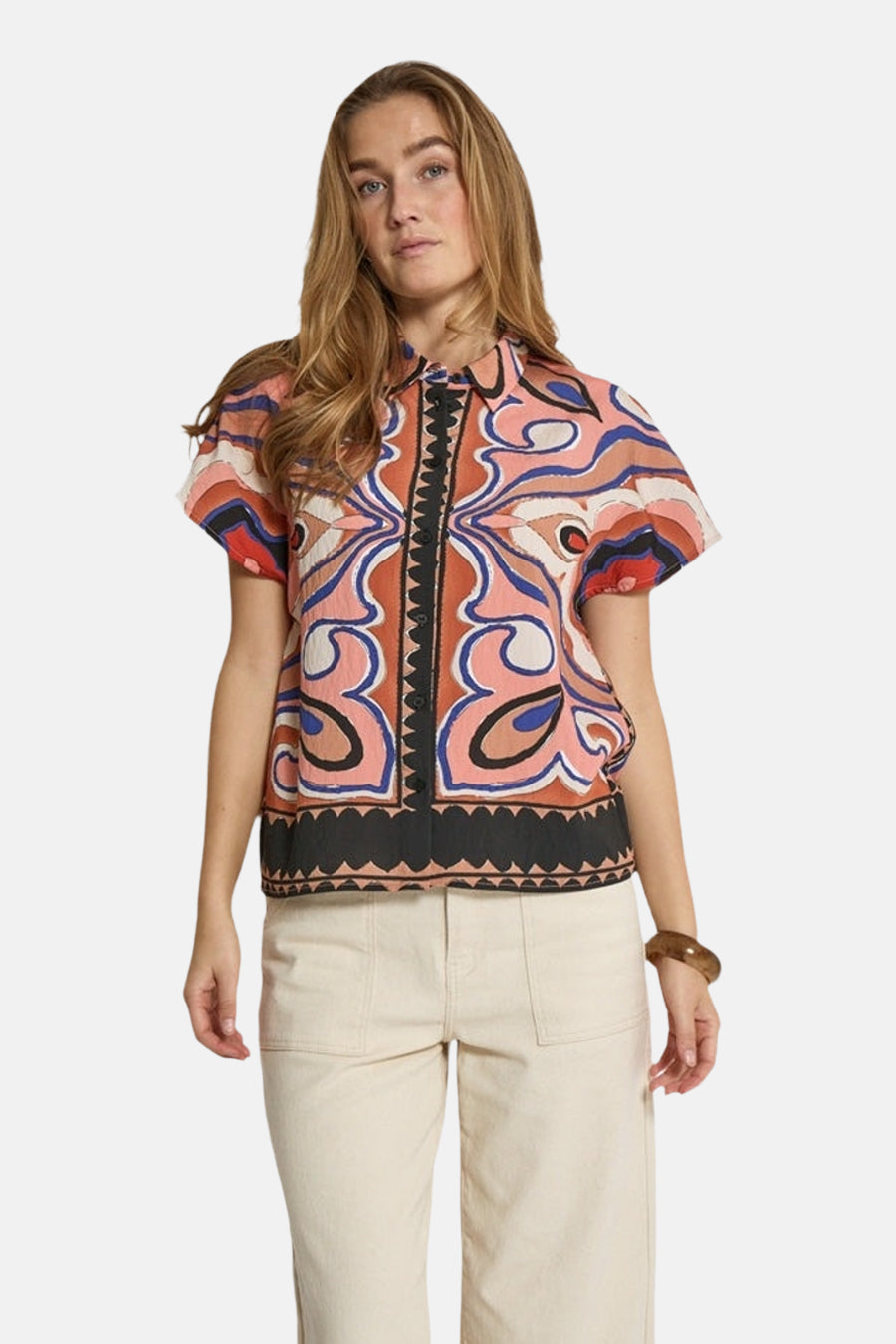 Chemisier (manches courtes) Multicolore - PEPPERCORN