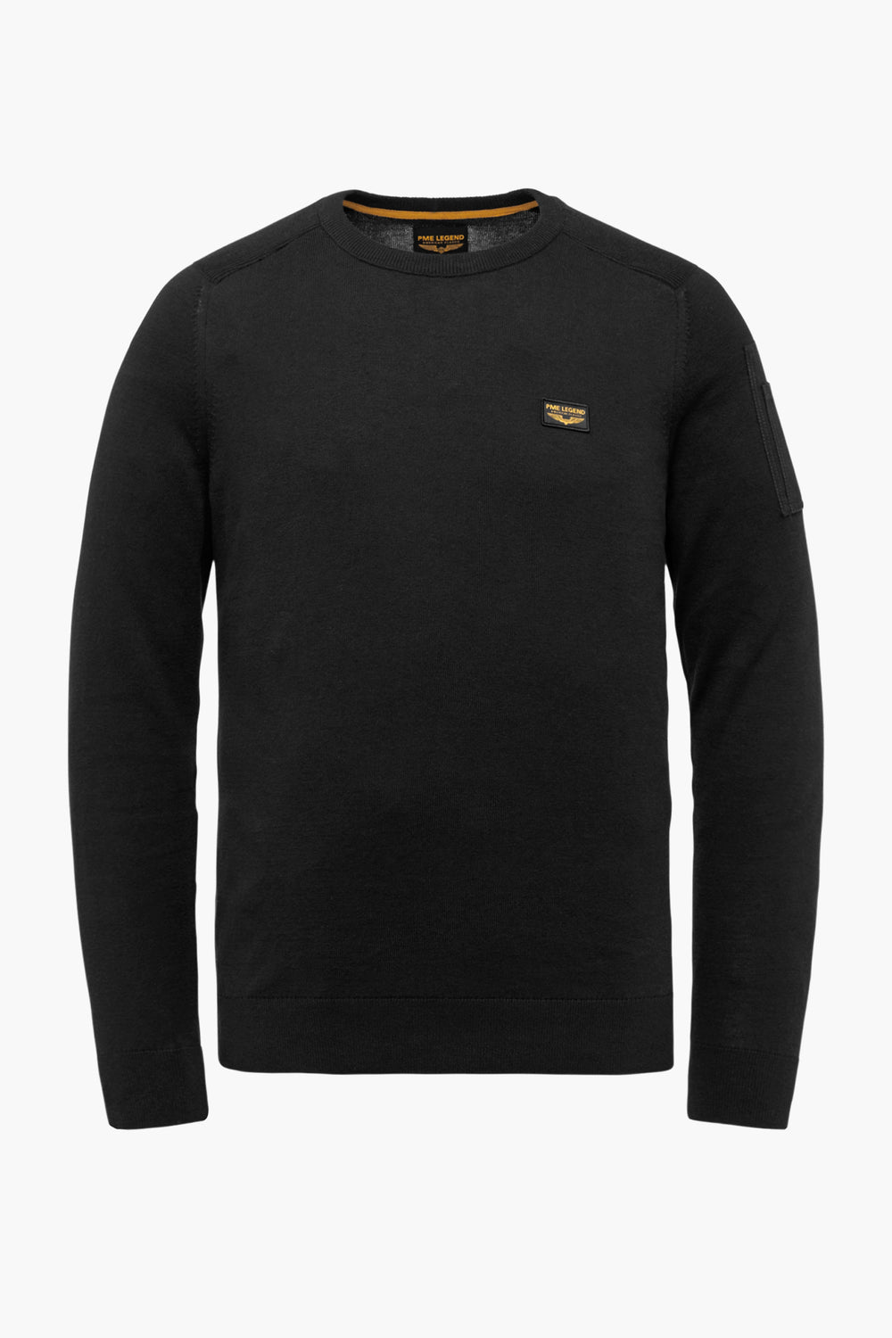 Pull col rond Noir - PME LEGEND