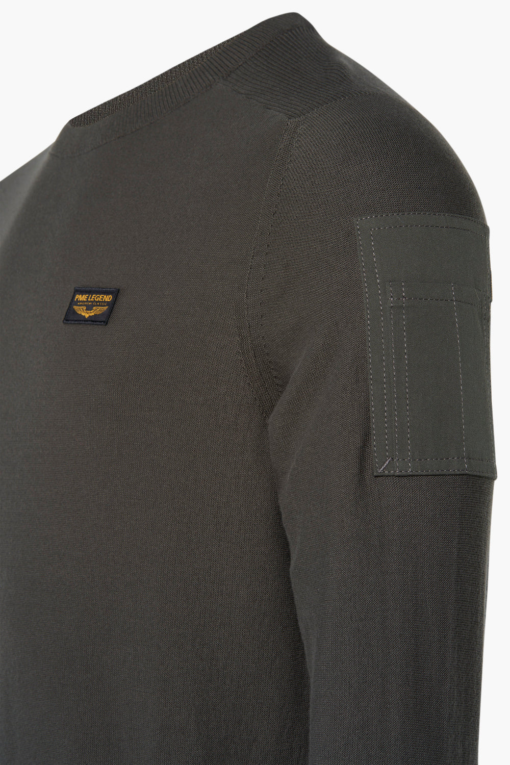 Pull col rond Vert - Pme Legend