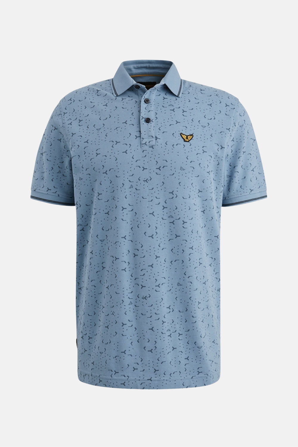 Heren tops polo korte mouw Blauw - PME LEGEND