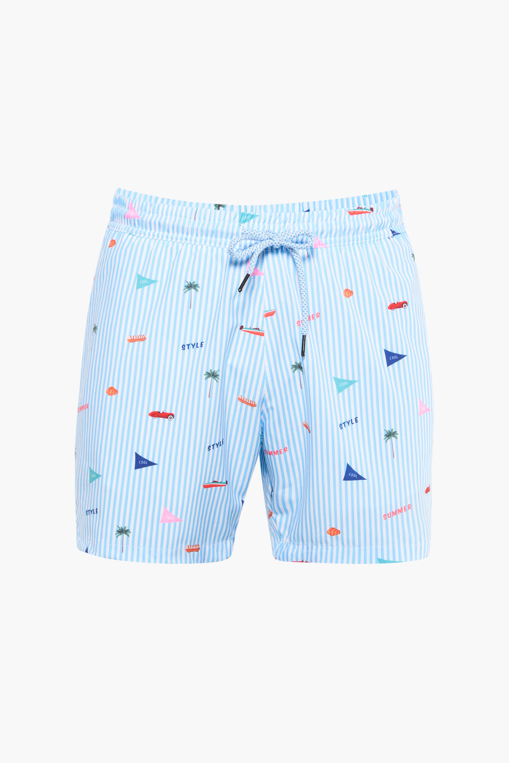 Heren tops beachwear zwemshort Multicolor - PRIVATE BLUE