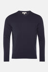 Pull col V Bleu - PRIVATE BLUE