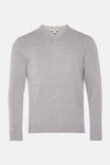 Pull col V Gris - PRIVATE BLUE