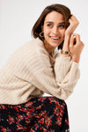 Trui met ronde hals Beige - GARCIA