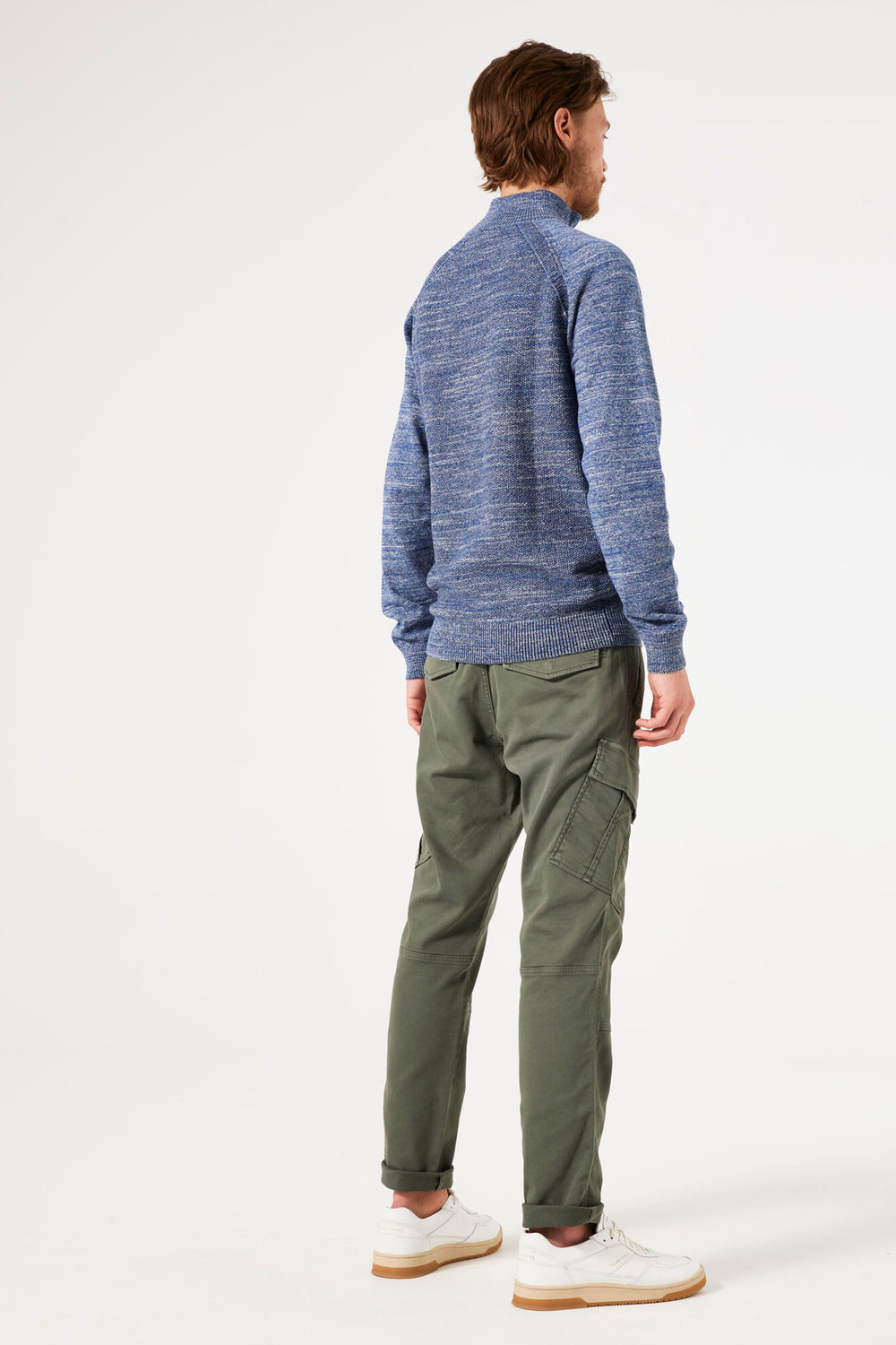 Pull col roulé Bleu - GARCIA