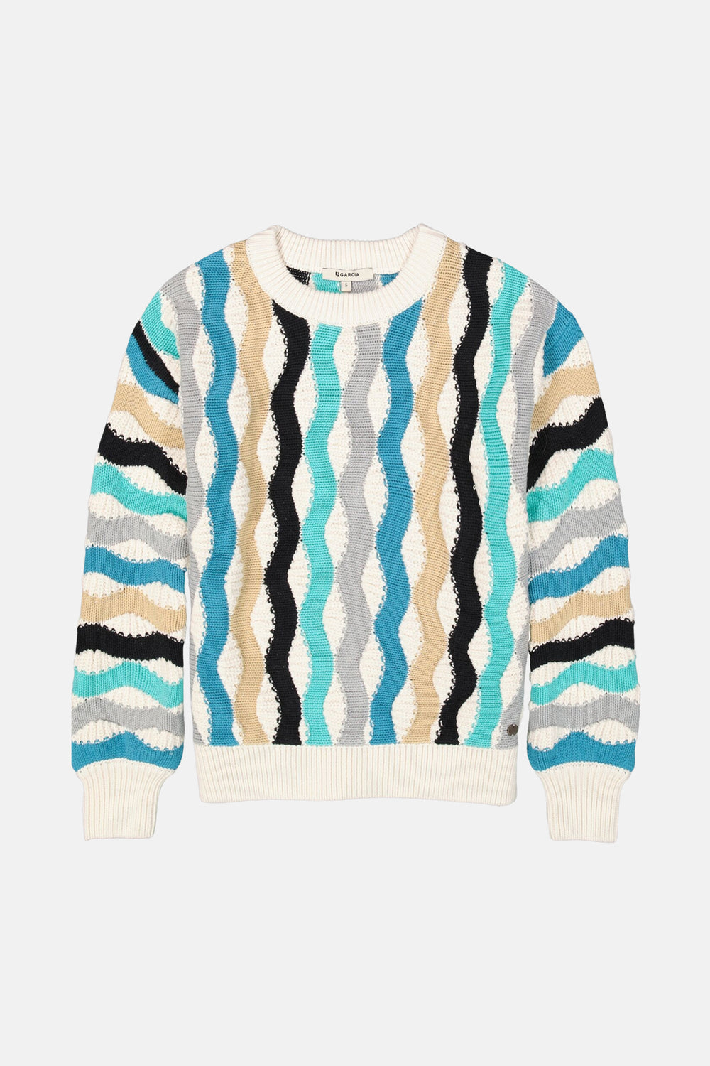 Trui met ronde hals Multicolor - GARCIA