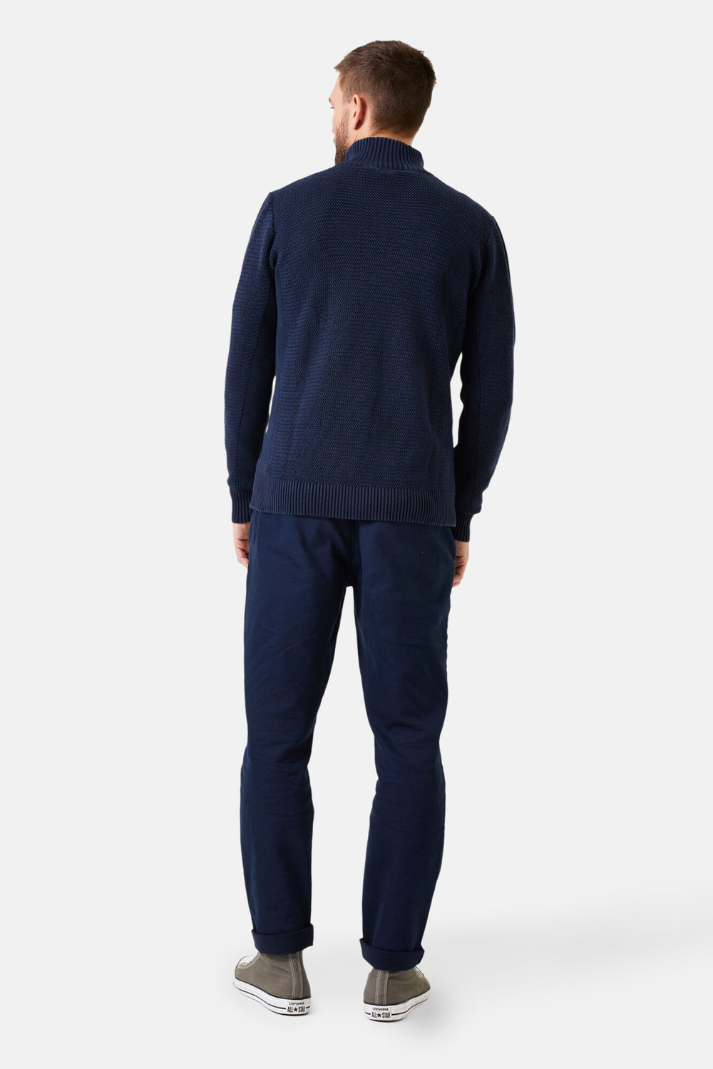 Pull col roulé Gris - GARCIA