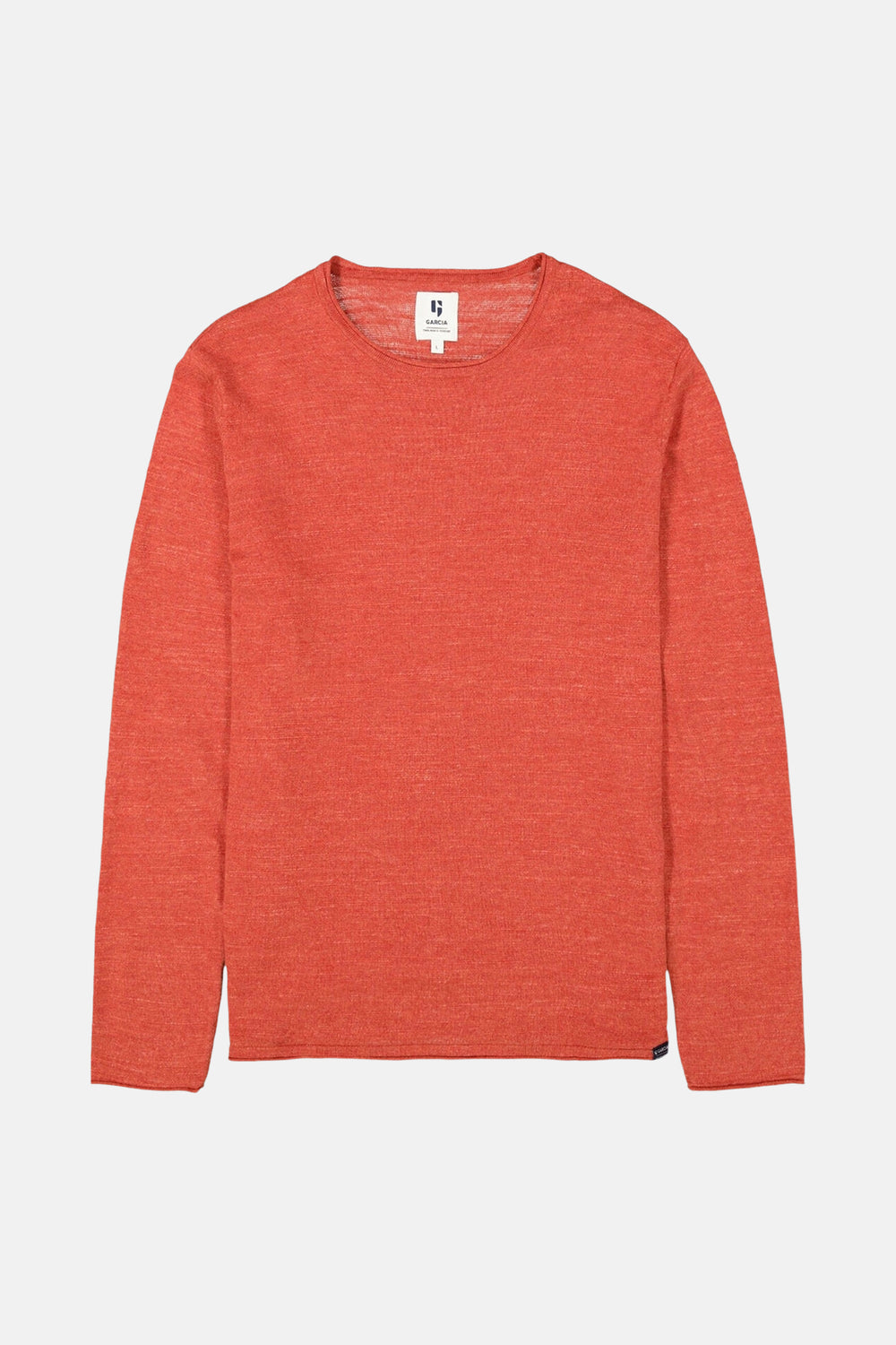 Pull col rond Rouge - GARCIA