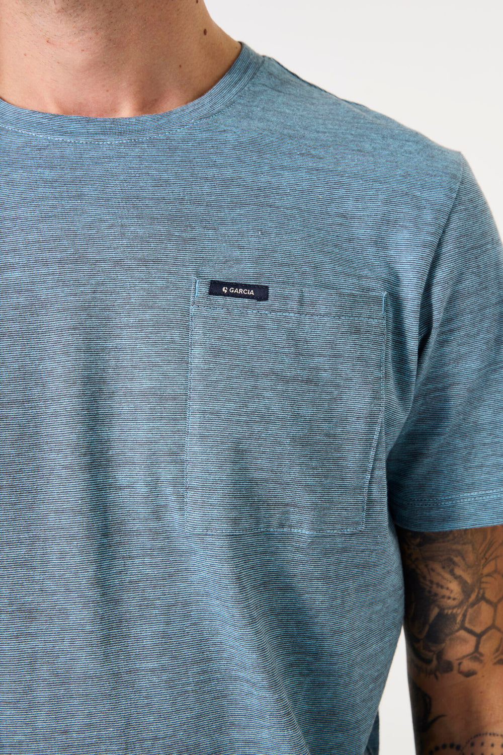 T-shirt (manches courtes) Turquoise - GARCIA