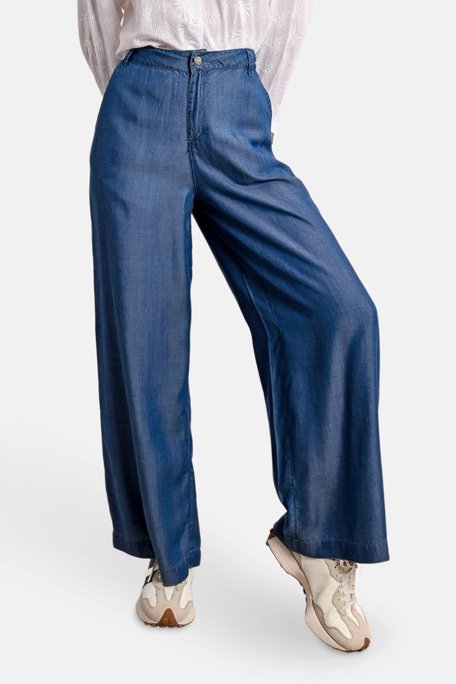 Pantalon MID BLUE DENIM - Molly Bracken
