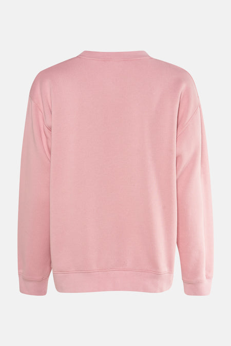 Levi's sweater, relaxed fit, in textured knit, back view.