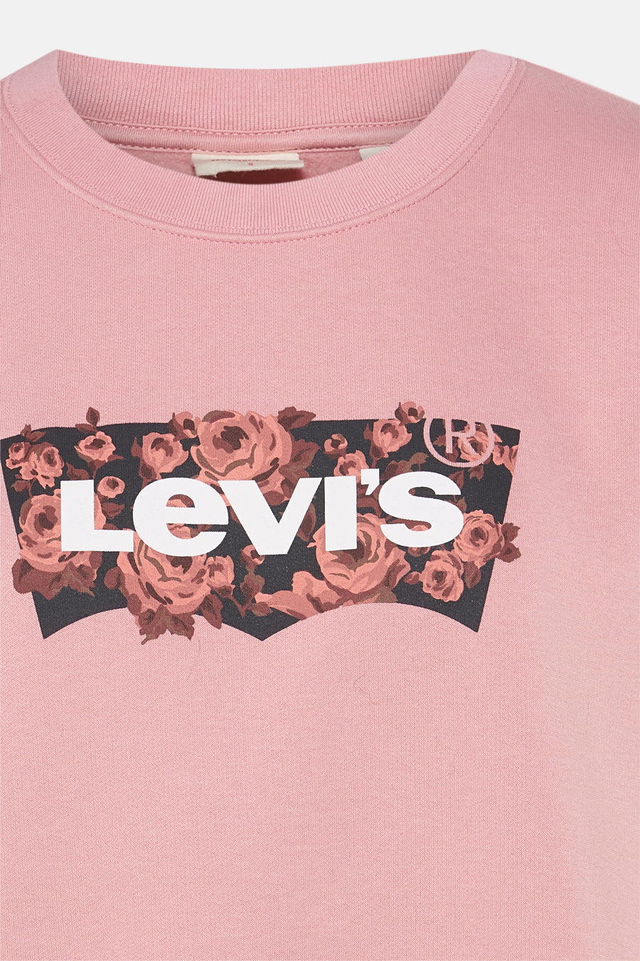 Sweatshirt van Levi's® met een bloemenlogo op de voorkant, klassieke ronde hals.