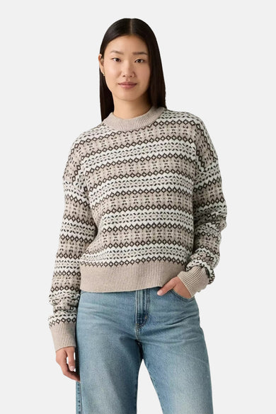 Pull met ronde hals - multicolor