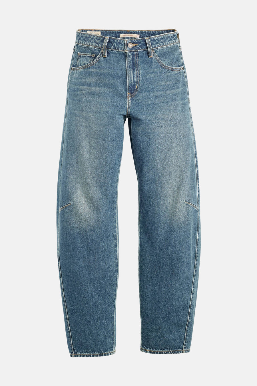 Autre jeans en denim bleu clair de Levi's, coupe ample et jambes barrel.