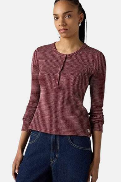 T-shirt met lange mouwen - Bordeaux