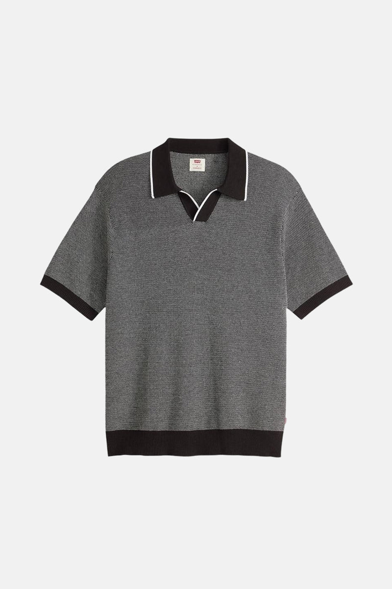 Polo met korte mouwen - zwart