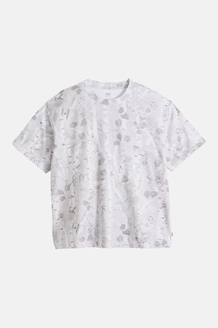 T-shirt beige à manches courtes de Levi's®, à motif floral ton sur ton.