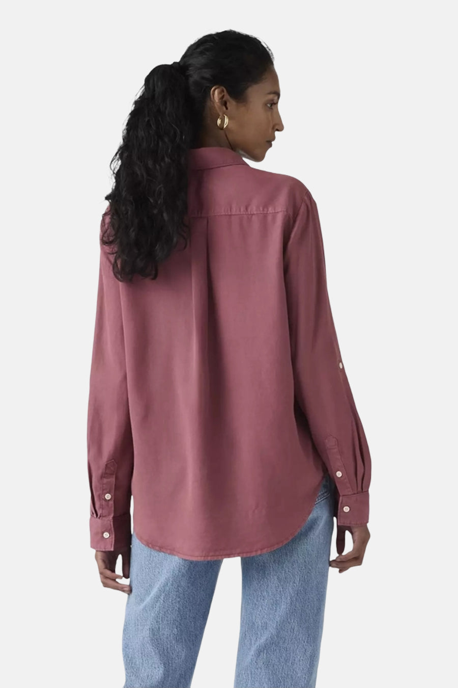 Chemise à manches longues - rose