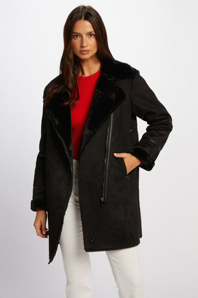 Veste longue Noir - Morgan de Toi