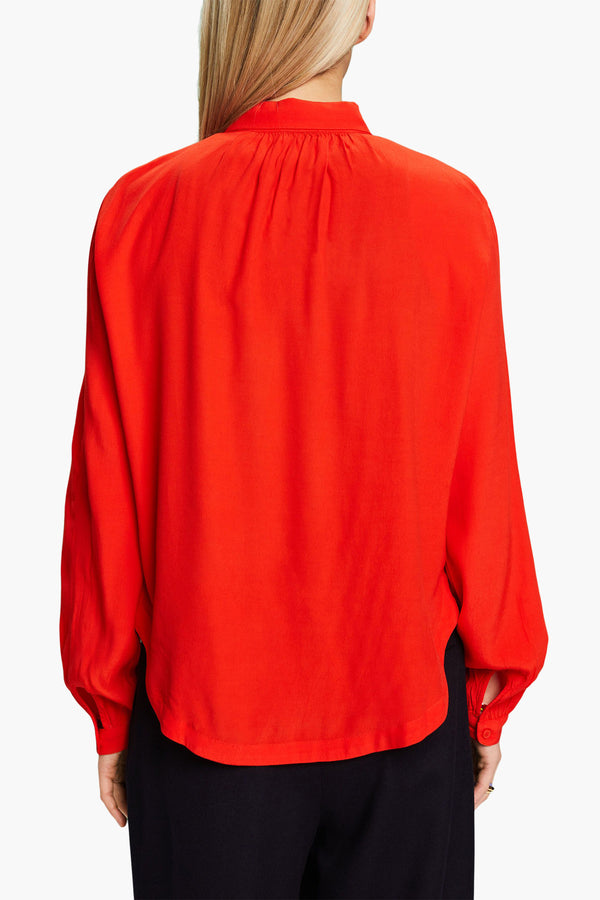 Chemisier (manches longues) Rouge - Esprit