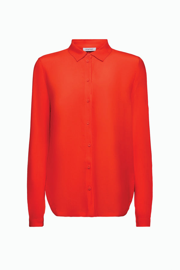 Chemisier (manches longues) Rouge - Esprit