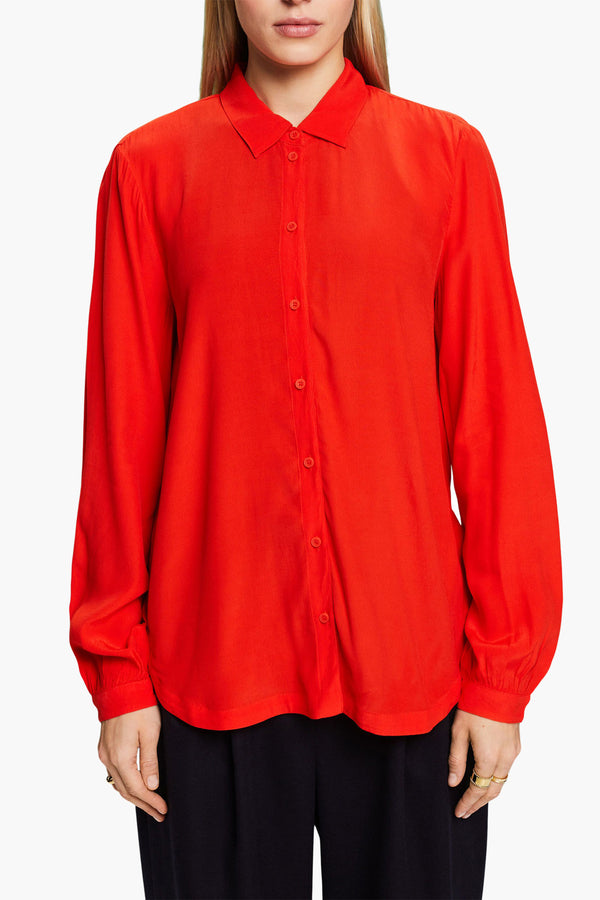 Chemisier (manches longues) Rouge - Esprit