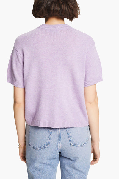 Trui met ronde hals Mauve - Esprit