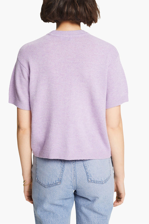 Pull col rond Mauve - Esprit