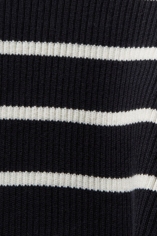 Pull col rond Noir - Esprit