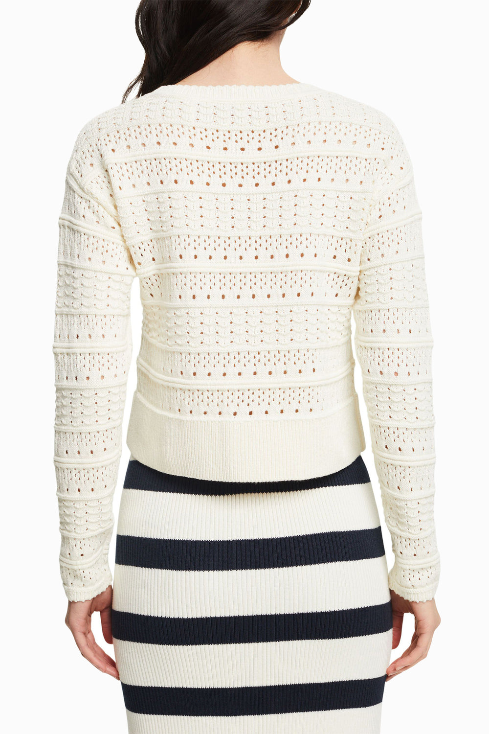 Trui met ronde hals Ecru - Esprit
