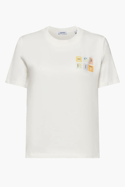 T-shirt (korte mouwen) Ecru - Esprit