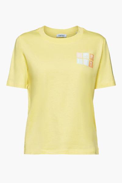 T-shirt (korte mouwen) Geel - Esprit