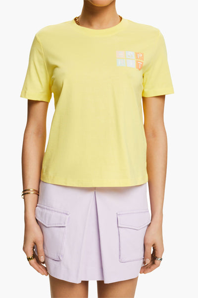 T-shirt (korte mouwen) Geel - Esprit