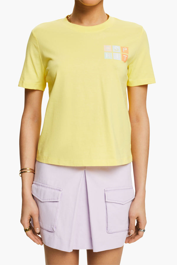 T-shirt (manches courtes) Jaune - Esprit