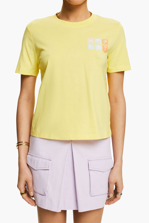 T-shirt (manches courtes) Jaune - Esprit