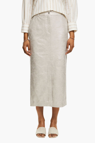 Metallic midirok met coating