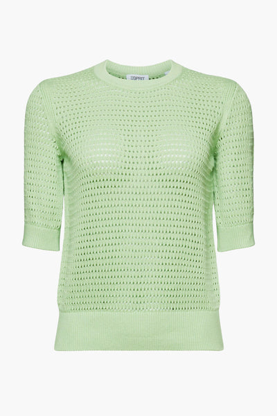 Trui met ronde hals Groen - Esprit
