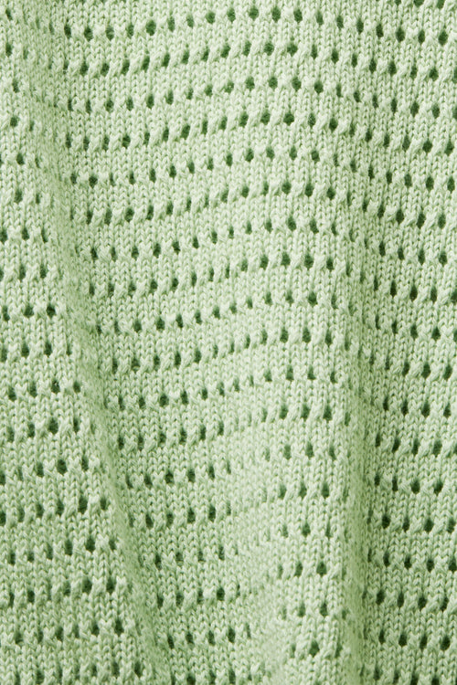 Pull col rond Vert - Esprit