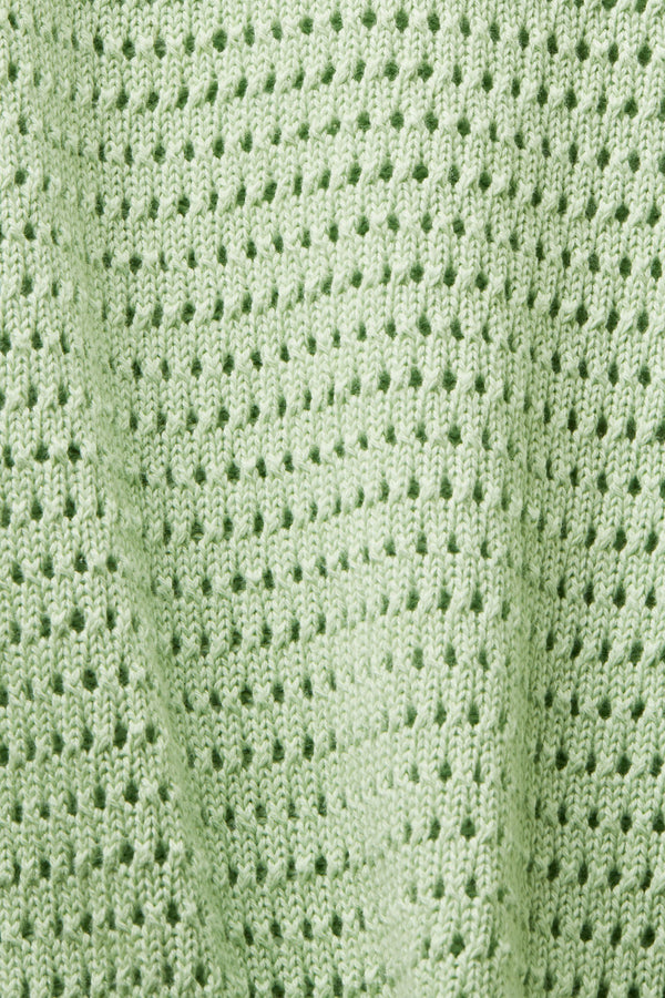 Pull col rond Vert - Esprit