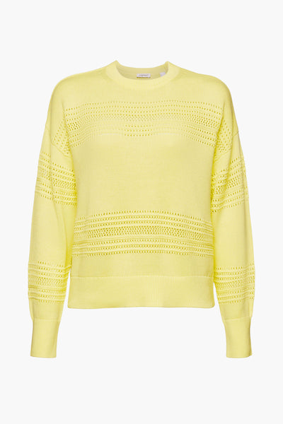 Trui met ronde hals Geel - Esprit