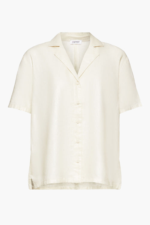 Chemisier (manches courtes) Beige - Esprit