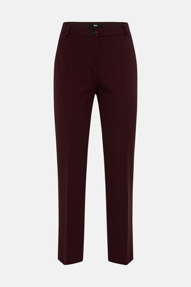 Pantalon chino rouge foncé BRAX vu de face