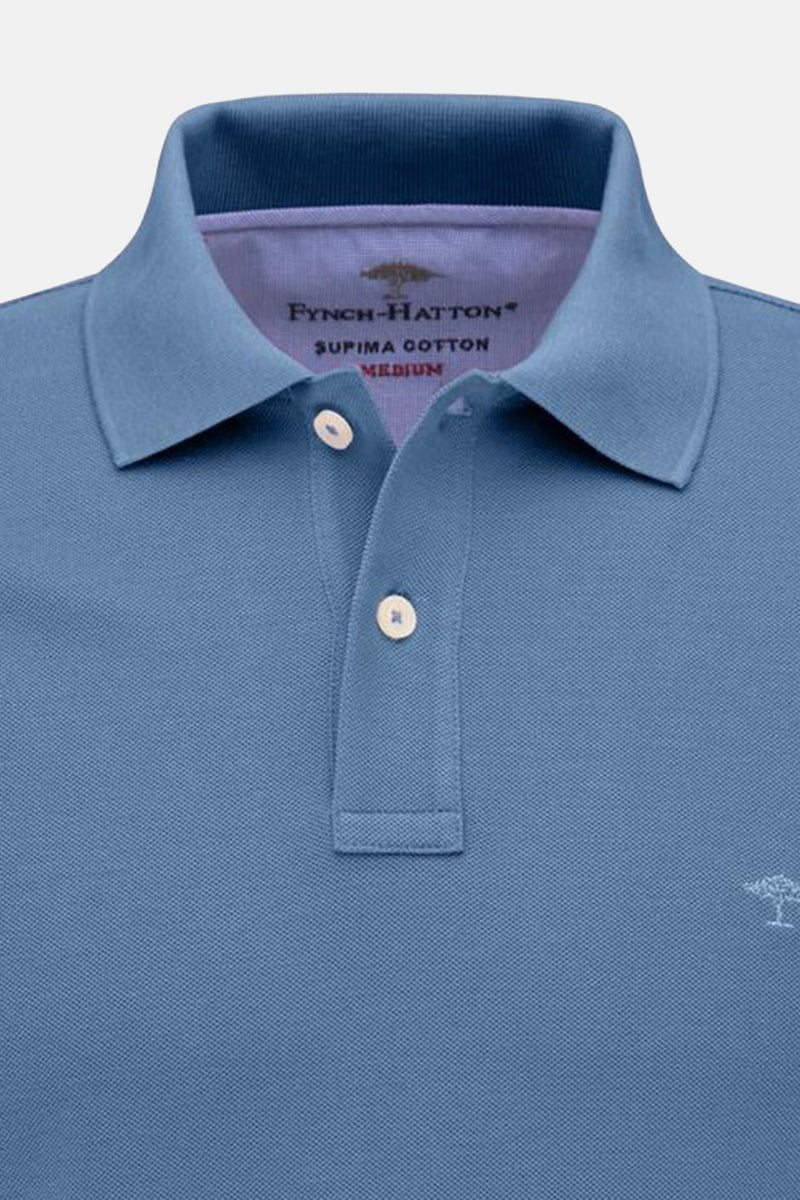 Polo met korte mouwen - blauw