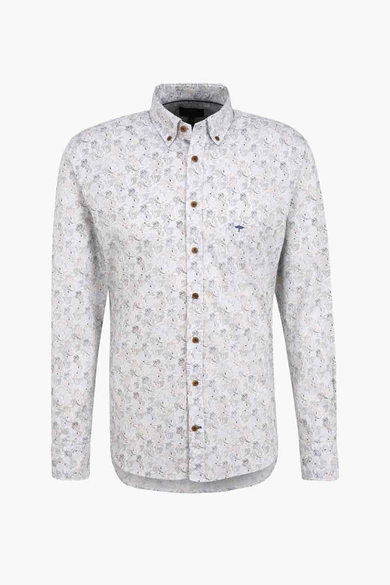 Chemise &agrave; manches longues - blanc