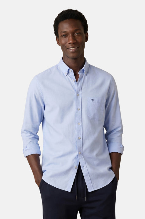 Hemd met lange mouwen - blauw