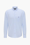 Chemise &agrave; manches longues - bleu